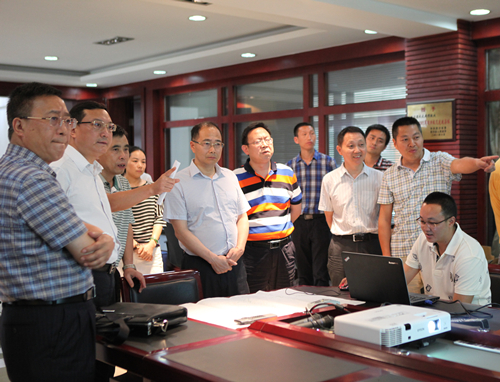 胡云厅长调研水文防汛及水文建设工作